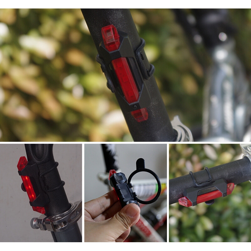 Beste red bike tail licht fahrrad R Cklicht Warrnlicht usb wiederaufladbare Thương Hiệu Mới Có Thể Ngồi Trên Xe Đạp Và Xe Máy Và Xe Đạp Có Chế Độ Ngồi Chất Lượng Cao