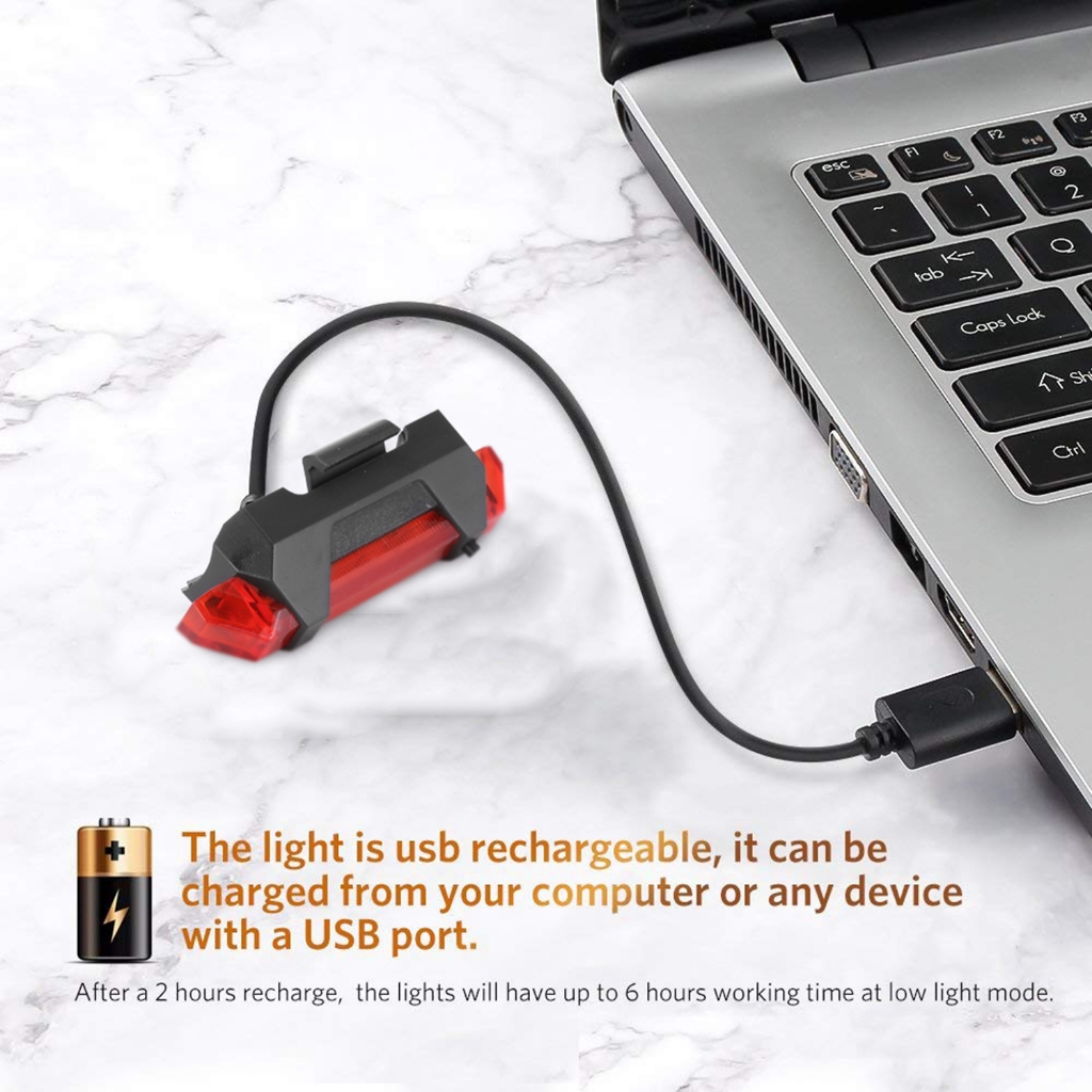 Beste red bike tail licht fahrrad R Cklicht Warrnlicht usb wiederaufladbare Thương Hiệu Mới Có Thể Ngồi Trên Xe Đạp Và Xe Máy Và Xe Đạp Có Chế Độ Ngồi Chất Lượng Cao