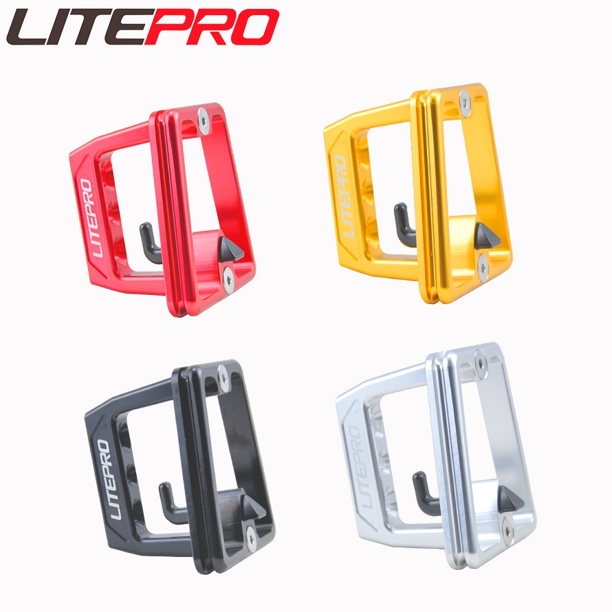 Litepro Folding Bicycle 3 Holes Pig Nose Front Carrier Mounting Holder Mini Bag Mount Adapter