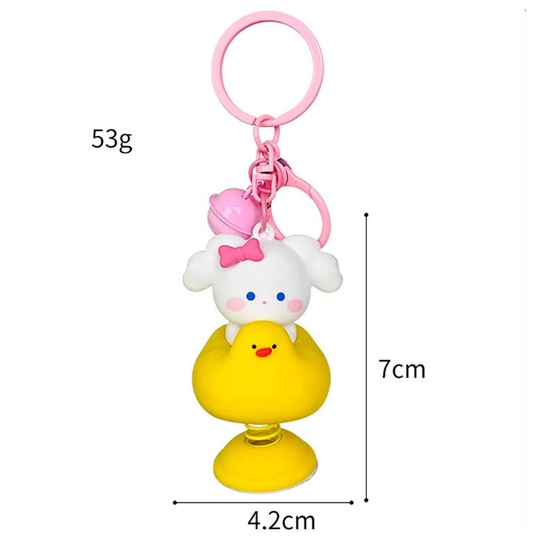 Hoạt Hình Móc Khóa Lắc Tạo Hình Thú Cưng Dễ Thương