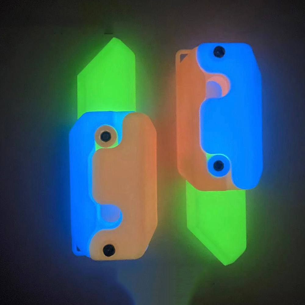 Đồ Chơi Thẻ Nhấn Giảm Căng Thẳng Hình Cà Rốt 3d mini Dạ Quang An Toàn