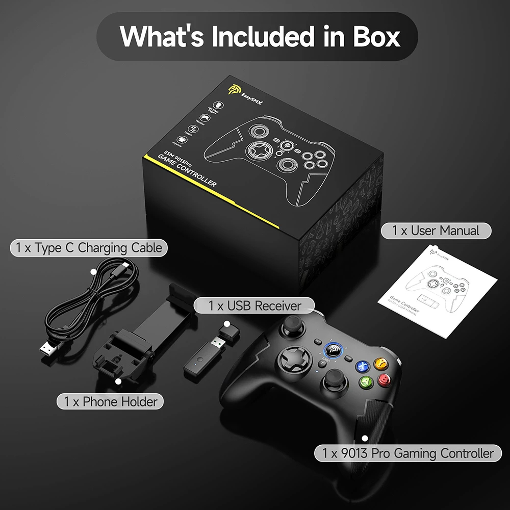 Easysmx Tay Cầm Chơi Game Không Dây 9013 pro 2.4g Cho pc / nintendo switch / Điện Thoại Di Động