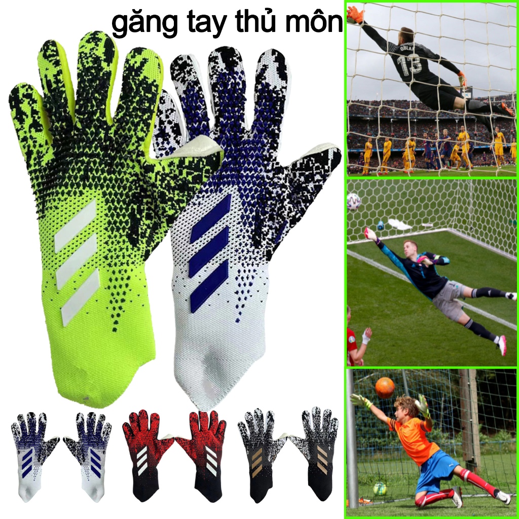 Găng tay thủ môn Găng tay bóng đá cho thanh thiếu niên và người lớn Găng tay thủ môn bóng đá làm cuộn tiêu cực với cột sống ngón tay để ngăn ngừa chấn thương