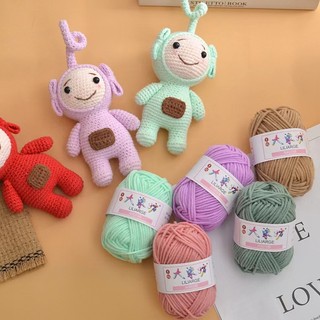 Cuộn Len Sợi To Đan Móc 5 Lớp 25g