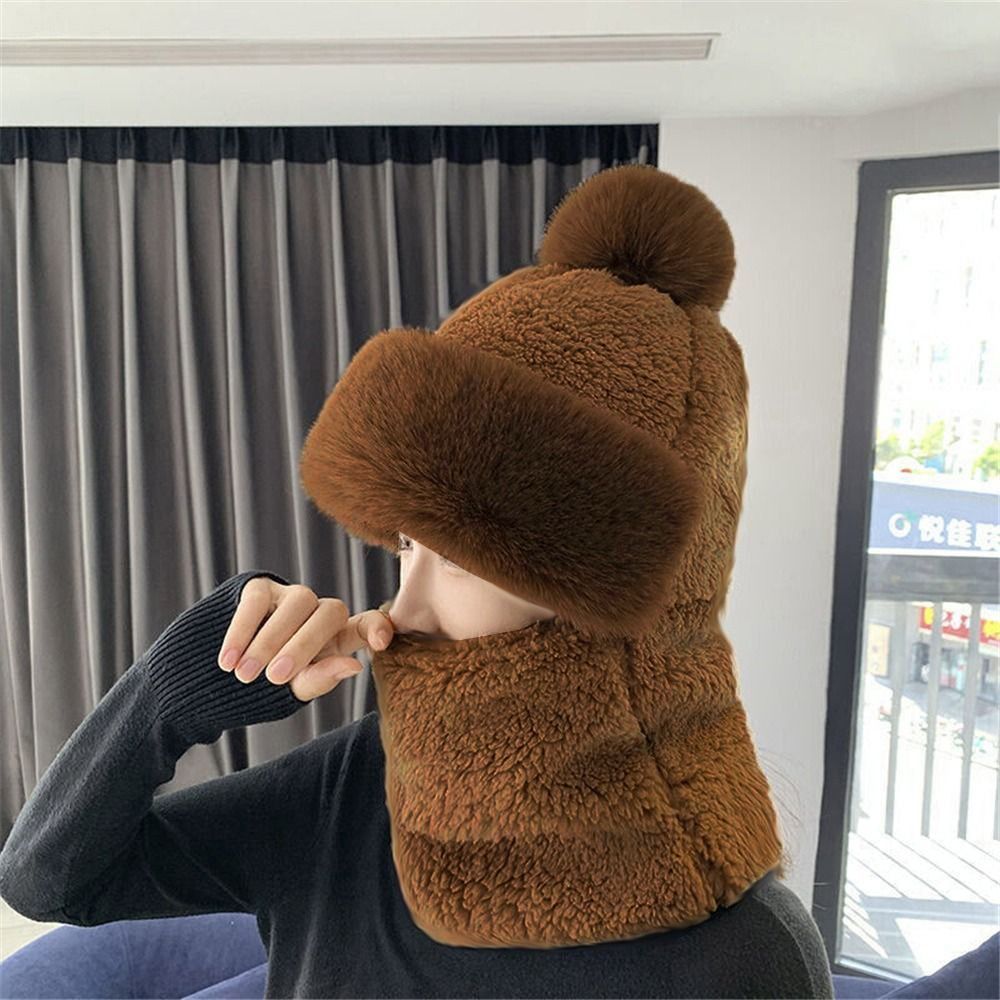 Mũ Beanie Màu Trơn Giữ Ấm Thời Trang Mùa Đông Cho Nữ