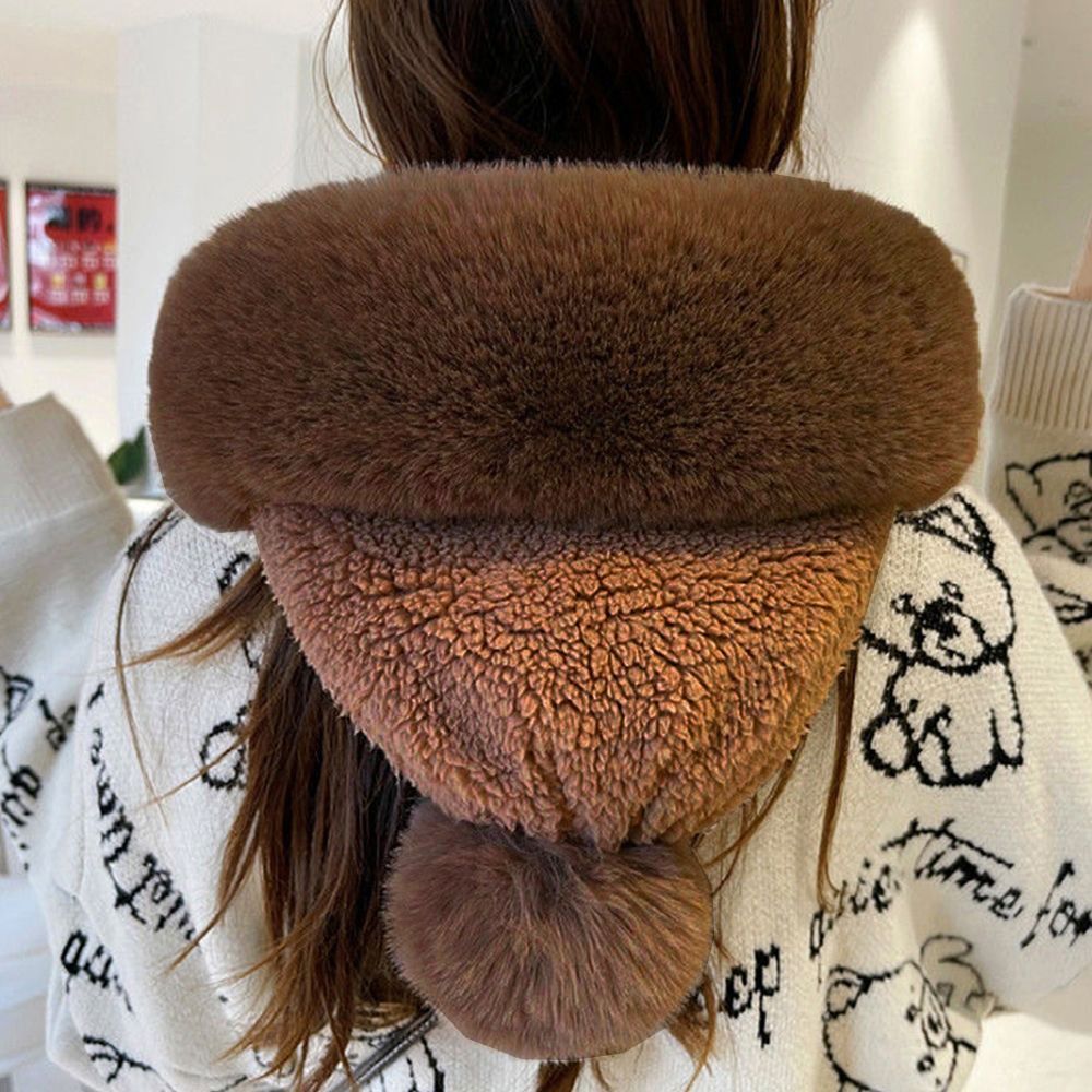 Mũ Beanie Màu Trơn Giữ Ấm Thời Trang Mùa Đông Cho Nữ