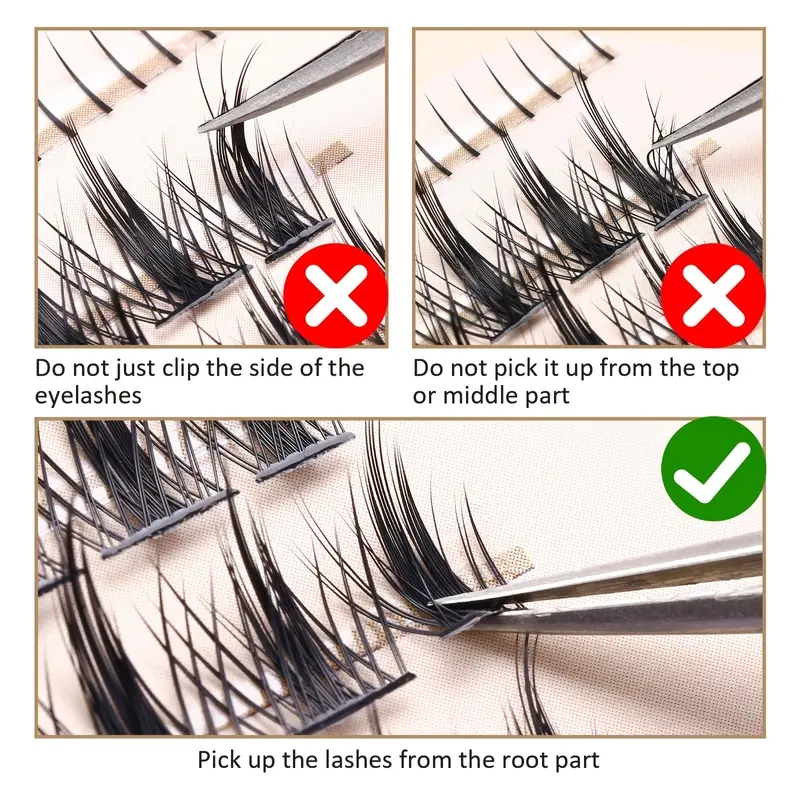 Hộp Lông Mi Giả 10 Hàng Minijumie Dày Tự Nhiên Có Gai Lúa Mì Dày Tự Nhiên