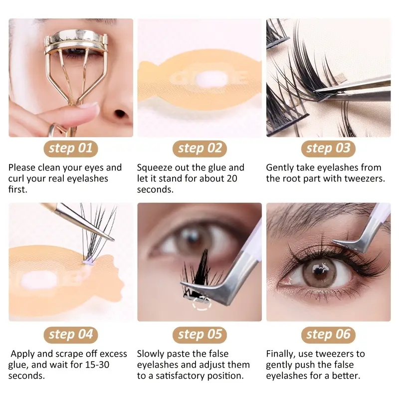 Hộp Lông Mi Giả 10 Hàng Minijumie Dày Tự Nhiên Có Gai Lúa Mì Dày Tự Nhiên