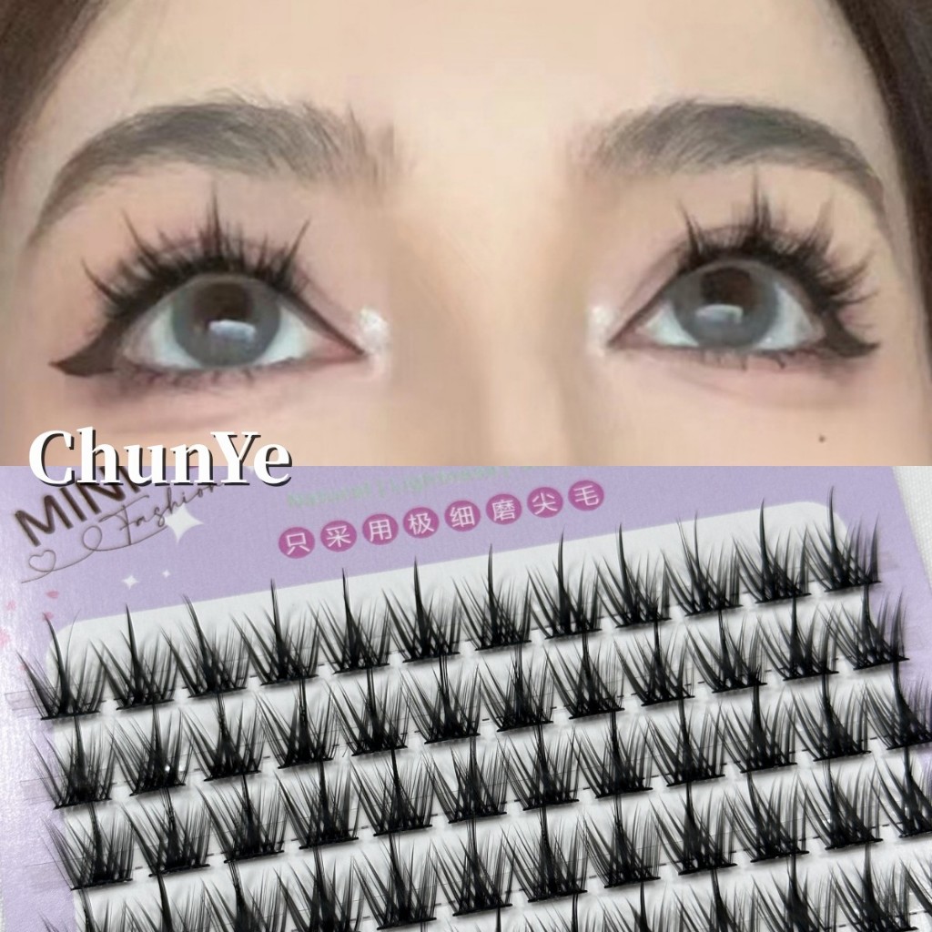 Hộp Lông Mi Giả 10 Hàng Minijumie Dày Tự Nhiên Có Gai Lúa Mì Dày Tự Nhiên