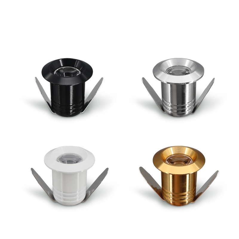 Đèn led Âm Trần mini 1w 3w 20mm 85v-265v Ánh Sáng Trắng / Đen