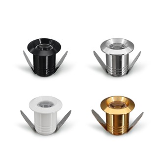 Đèn led Âm Trần mini 1w 3w 20mm 85v-265v Ánh Sáng Trắng / Đen