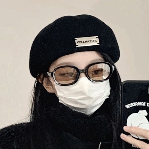 Mũ Nồi Màu Đen Phong Cách Nhật Bản Thời Trang Cho Nữ