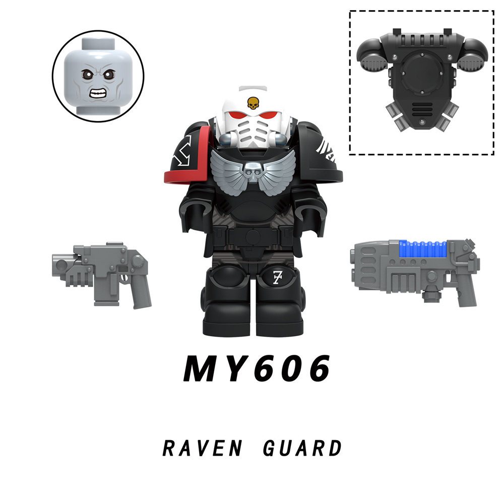 Mô Hình Nhân Vật raven guard my606-610 40k