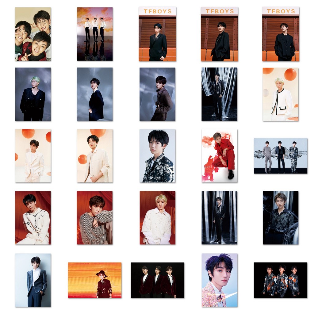 Bộ 50 Miếng Dán Chống Thấm Nước Hình tf boys Trang Trí Xe Hơi