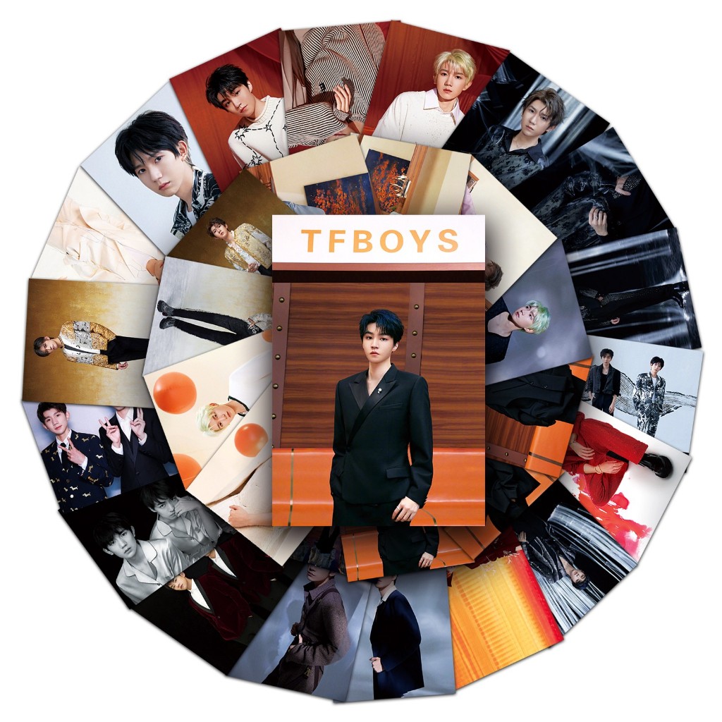 Bộ 50 Miếng Dán Chống Thấm Nước Hình tf boys Trang Trí Xe Hơi