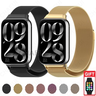 Dây đeo kim loại Vòng đeo tay bằng thép không gỉ thay thế cho Xiaomi Smart Band 9 8 7 Pro / Redmi Watch 4 5