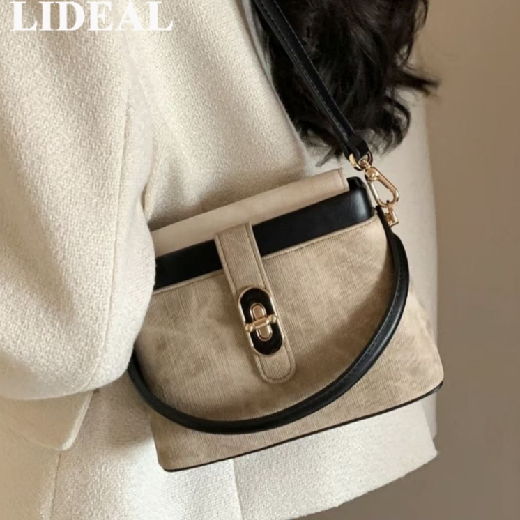 LIDEAL túi xách nữ túi đeo chéo 2023NEW phổ biến  thích hợp sử dụng hàng ngày Thời trang Korean GDJ23B02YB 44Z231103