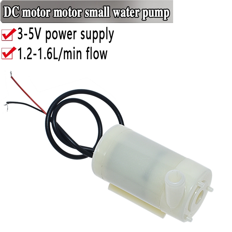 Máy Bơm Nước Động Cơ mini dc 3-5v 70-120l / h