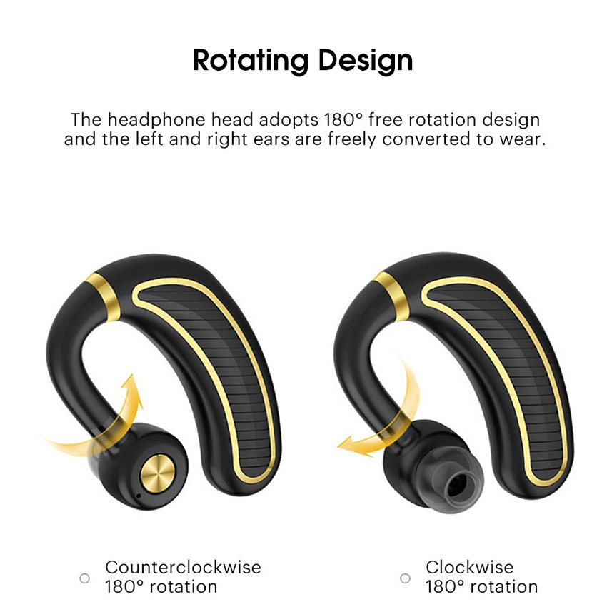 Tai Nghe Nhét Tai bluetooth v4.2 Không Dây Có mic Âm Thanh Rảnh Tay Cho android / ios