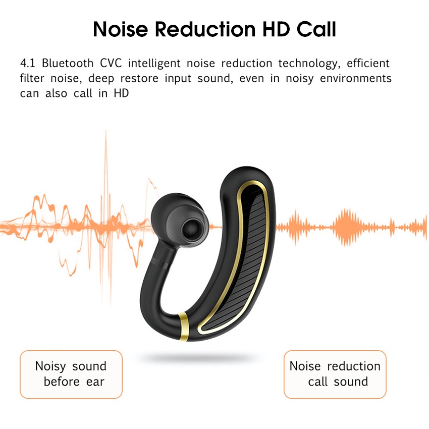 Tai Nghe Nhét Tai bluetooth v4.2 Không Dây Có mic Âm Thanh Rảnh Tay Cho android / ios