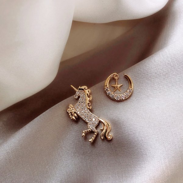 Bông Tai Mạ Bạc 925 Hình Phi Hành Gia Đính Đá opal khuyên tai bông tai nữ khuyên tai nữ  hoa tai nữ bông tai bạc khuyên tai bạc