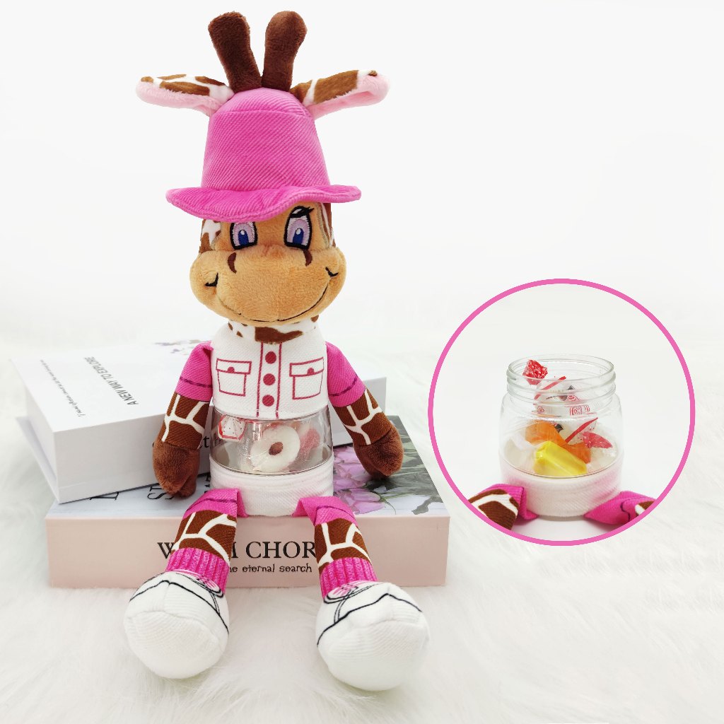 Đồ Chơi Nhồi Bông 36cm + Kẹo / Thú Cưng Dễ Thương Thiết Kế Độc Đáo Làm Quà Giáng Sinh / Sinh Nhật Cho Bé Sơ Sinh