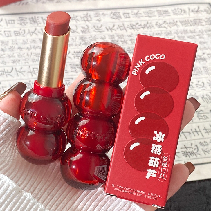 Son Môi Pink CoCo Màu Nhung Lì Lâu Trôi Mềm Mịn Cho Học Sinh