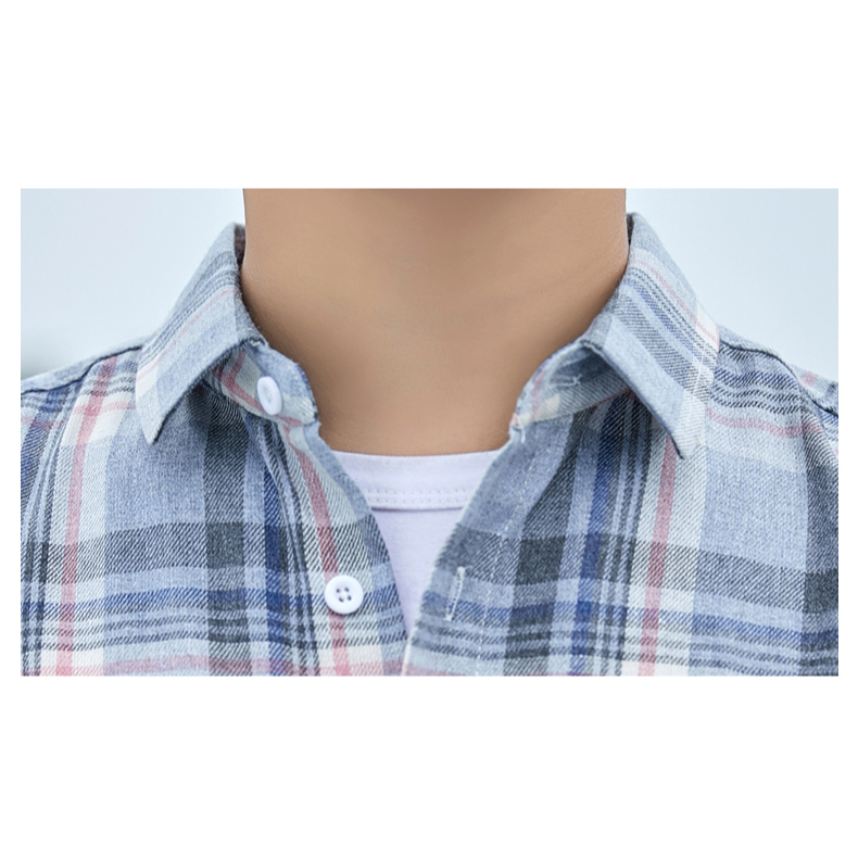 Áo Sơ Mi cotton Dài Tay Họa Tiết Ca Rô Thời Trang Dành Cho Nam