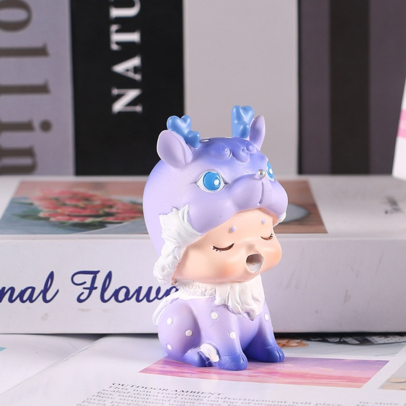 Khuôn Silicon Làm Bánh Kẹo Hình Búp Bê Hoạt Hình 3D DIY