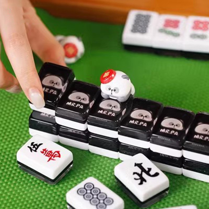 Mô Hình Đồ Chơi Mạt Chược mini Để Bàn Trang Trí