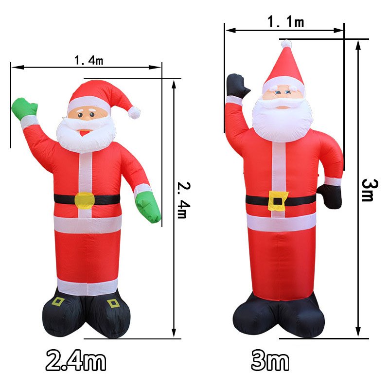 Ông già noel bơm hơi NAFENAI dùng trang trí giáng sinh