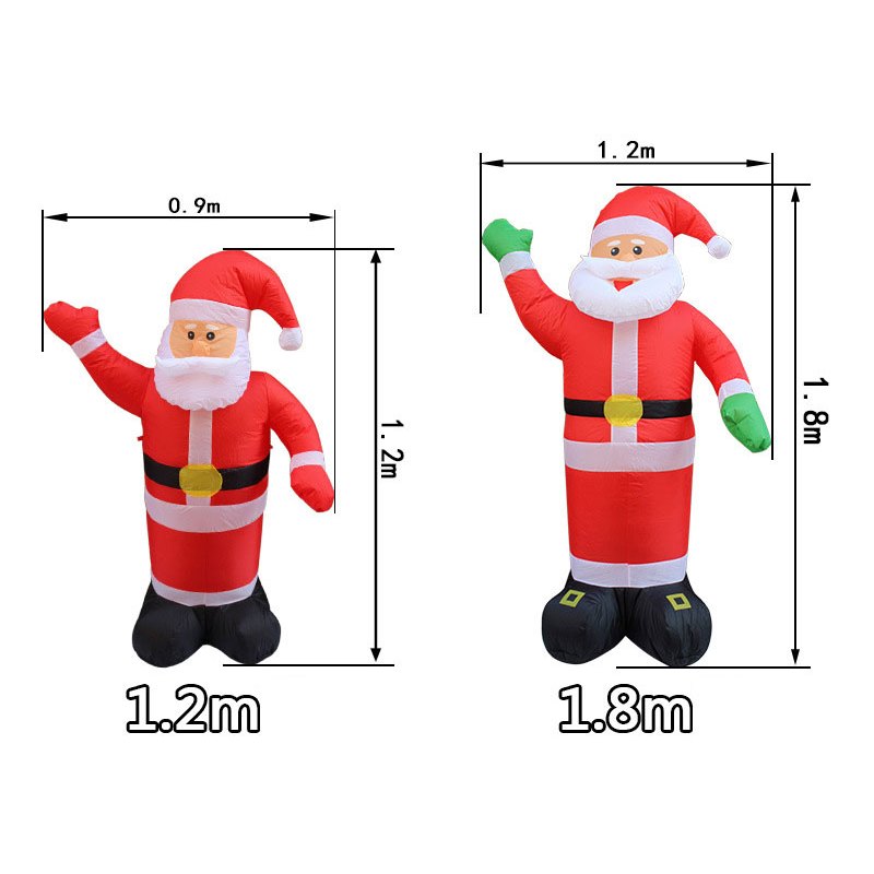 Ông già noel bơm hơi NAFENAI dùng trang trí giáng sinh