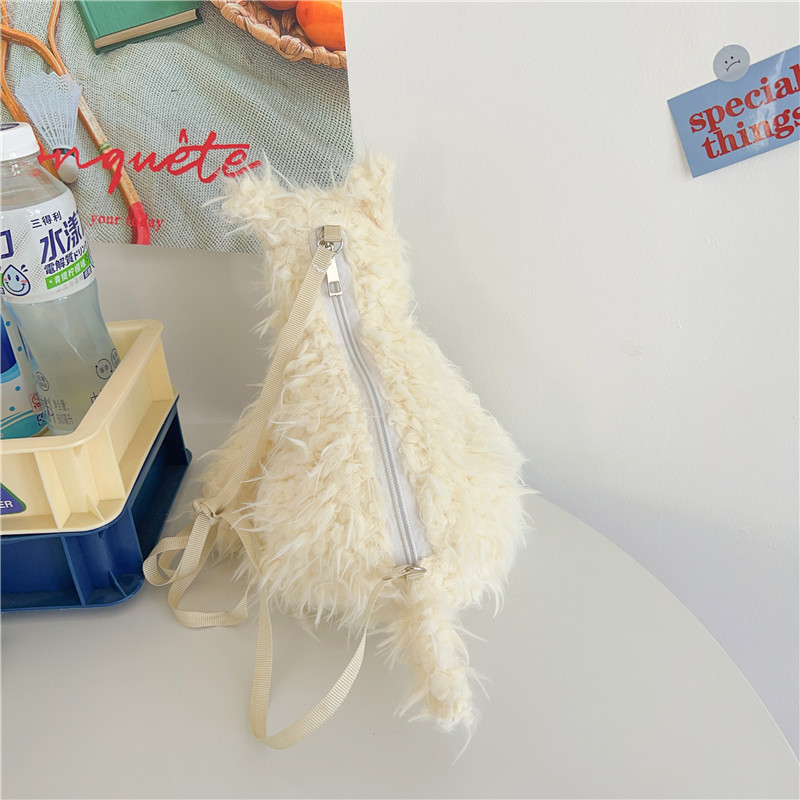 YANNIAO Túi Đeo Chéo Hình Búp Bê Nhồi Bông Đáng Yêu Thời Trang Cho Nữ