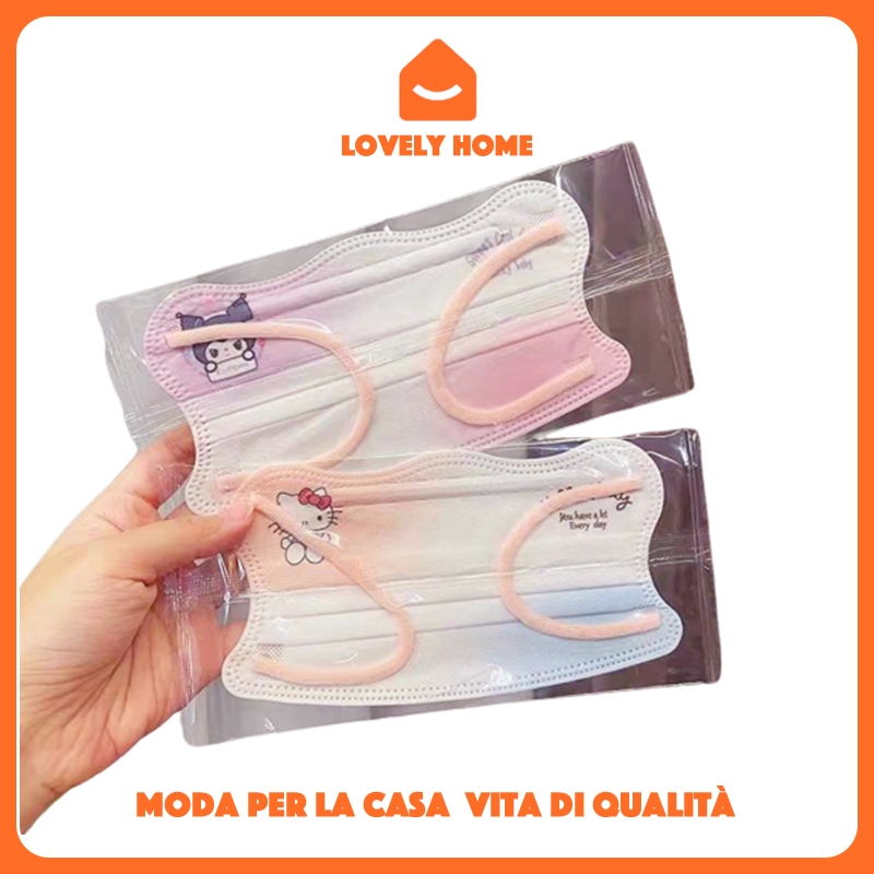 Mặt nạ bảo vệ mắt bị nhòe màu gradient, được đóng gói riêng lẻ, mặt nạ dùng một lần dành cho người lớn hình con bướm, chú chó quế dễ thương