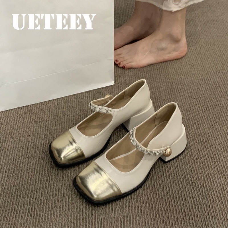 UETEEY  giày búp bê đế cao lolita giày Mary Jane Đế da mềm đế thời trang Phóng khoáng Năng động Thanh lịch Thoải mái FSX23A0X7B 44Z231030