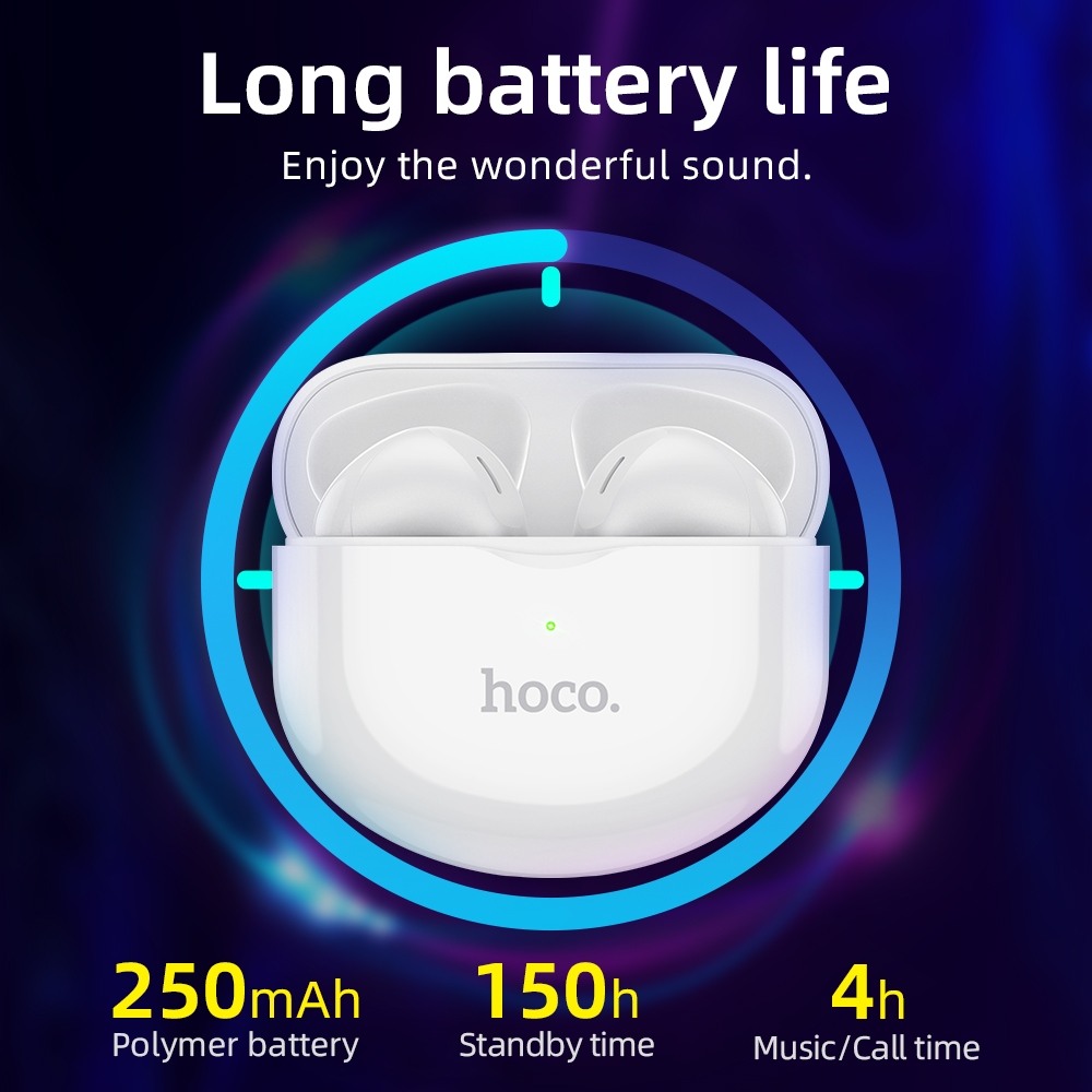 Hoco Tai Nghe bluetooth Không Dây ew35 tws bt5.3 Có mic Cho Điện Thoại oppo vivo xiaomi huawei