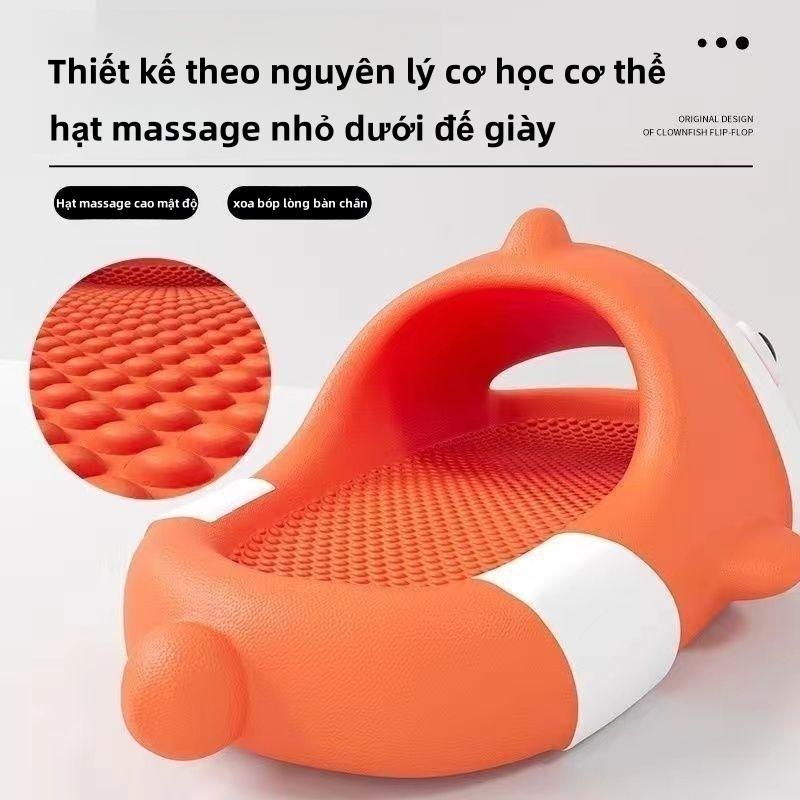 🔥Có Hàng Sẵn🔥Thời trang mùa hè Dép cá hề Nemo dép cá koi đế bánh mì siêu nhẹ cho người lớn