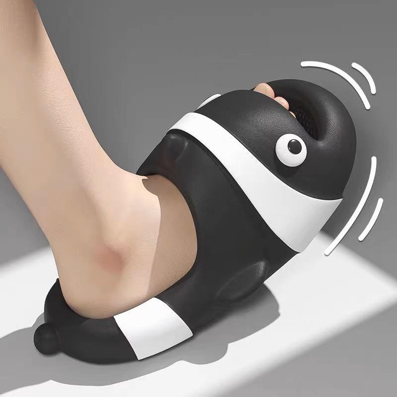 🔥Có Hàng Sẵn🔥Thời trang mùa hè Dép cá hề Nemo dép cá koi đế bánh mì siêu nhẹ cho người lớn