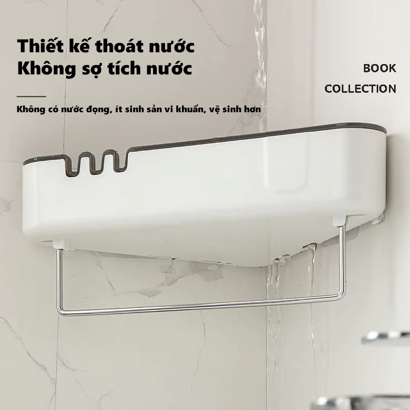 Giá Treo Khăn Gắn Góc Tường Đa Năng Chất Lượng Cao Cho Nhà Tắm / Nhà Bếp s1