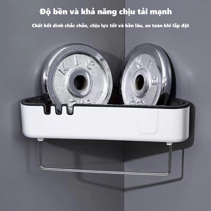 Giá Treo Khăn Gắn Góc Tường Đa Năng Chất Lượng Cao Cho Nhà Tắm / Nhà Bếp s1