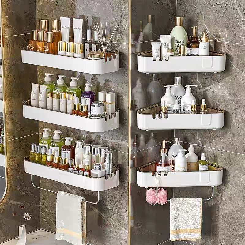 Giá Treo Khăn Gắn Góc Tường Đa Năng Chất Lượng Cao Cho Nhà Tắm / Nhà Bếp s1