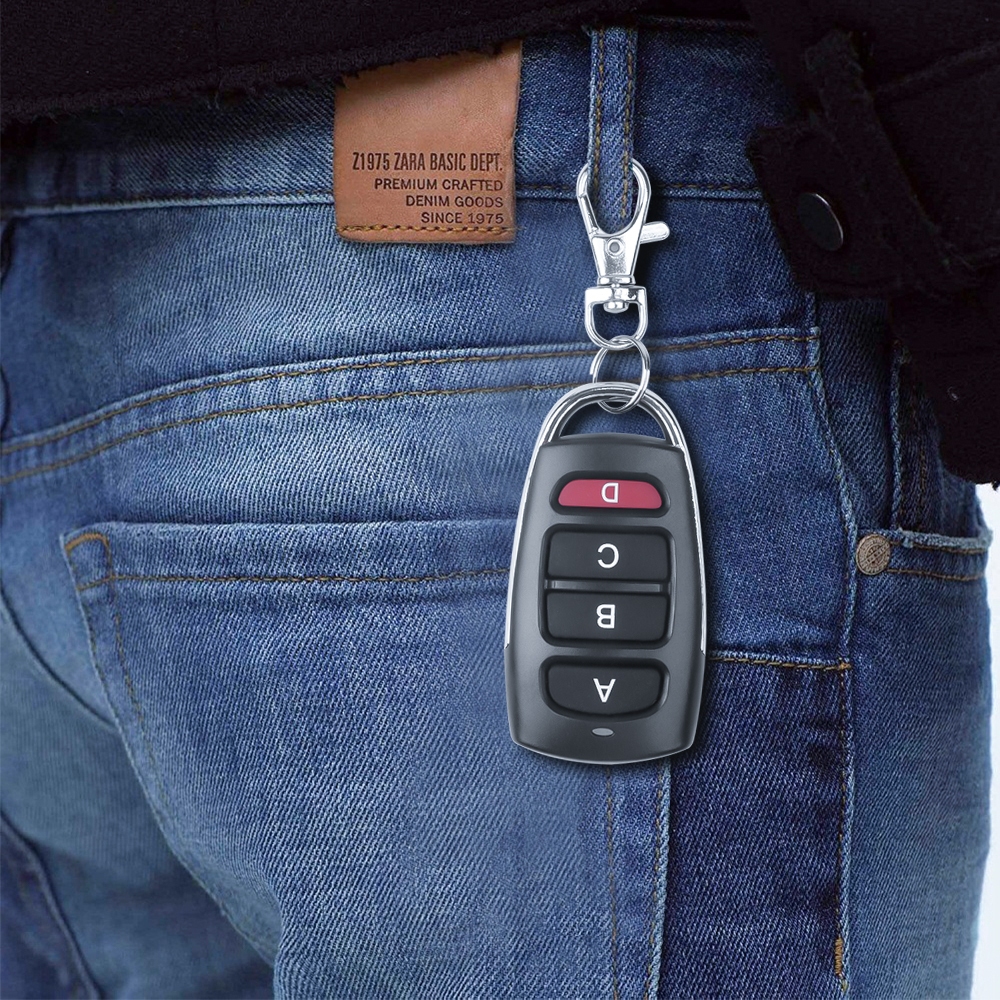 Chìa Khóa Điều Khiển Từ Xa Không Dây rf 433mhz 330mhz 4 Kênh Cho Cửa Ga Ra Vào