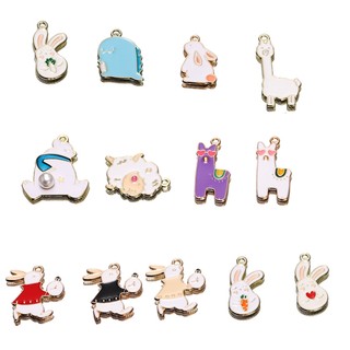  St. kunkka 4 Chiếc Hợp Kim Thỏ Mèo Mặt Dây Chuyền Cho DIY Vòng Cổ Thời Trang Vòng Tay Làm 
