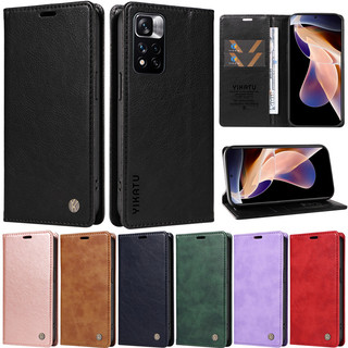 Sang trọng bao da pu điện thoại nắp lật nam châm xiaomi redmi note 11 pro 5g note 11 4g note 10 4g note 10s 4g note 10 pro max note 11s 4g ốp