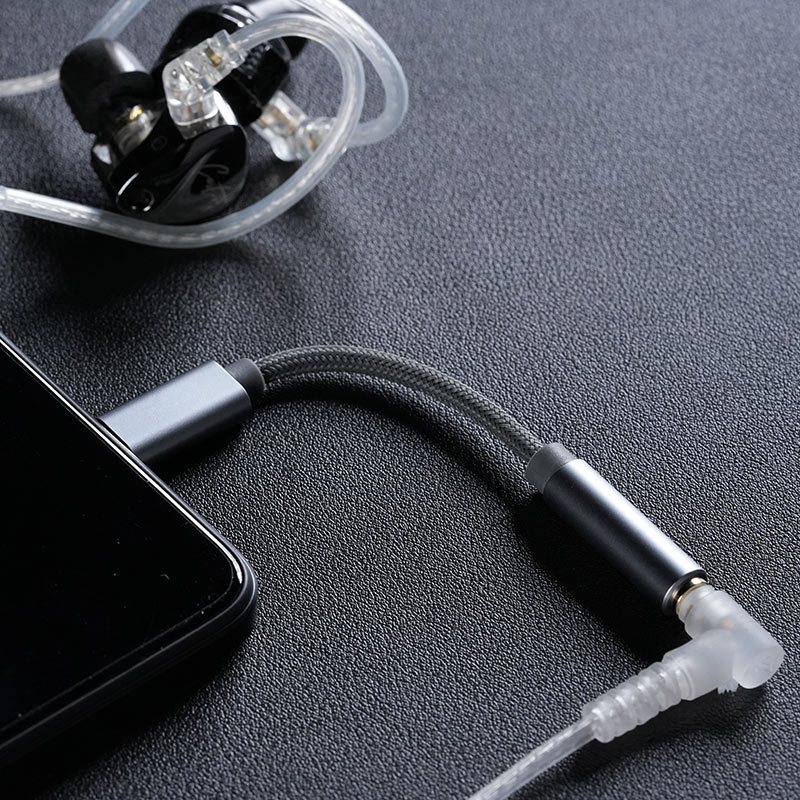 KZ AM01 Type-C to 3.5mm Audio Adapter 32bit/384kHz Hi-Fi DAC + IC Amplifier Dual Chip Earphone Audio Cable