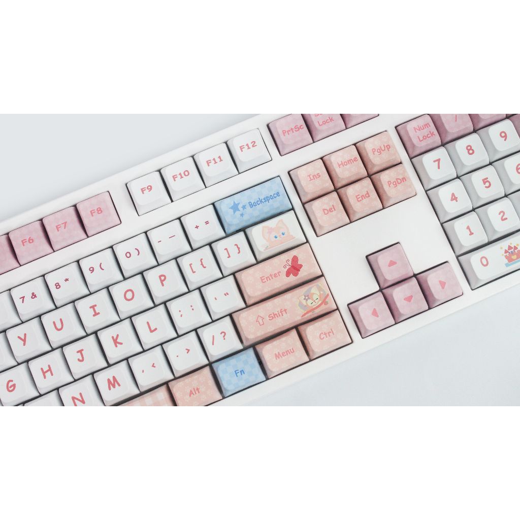 GMK Lina Bell Keycap, 138 Phím Keycaps PBT XDA Profile DYE-SUB Cá Tính Cho MX Công Tắc Bàn Phím Cơ