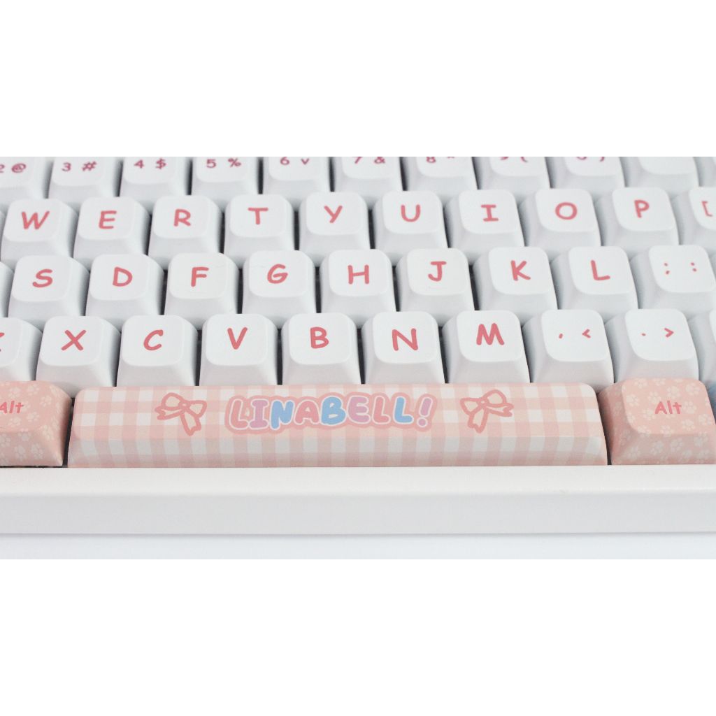 GMK Lina Bell Keycap, 138 Phím Keycaps PBT XDA Profile DYE-SUB Cá Tính Cho MX Công Tắc Bàn Phím Cơ