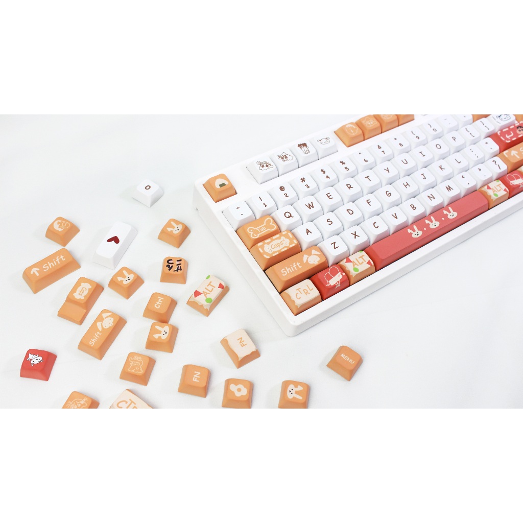 GMK Crayon Shin-chan Keycap, 132 Phím Keycaps PBT XDA Profile DYE-SUB Cá Tính Cho MX Công Tắc Bàn Phím Cơ