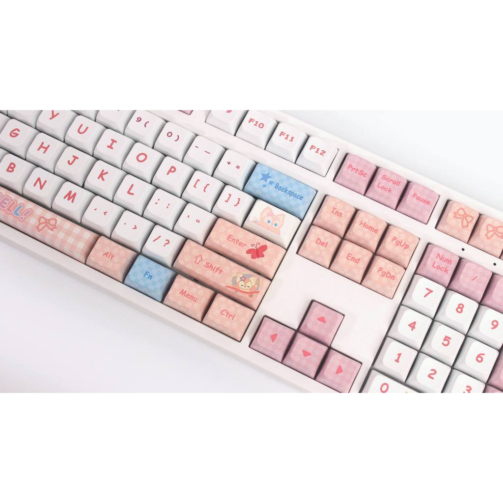 GMK Lina Bell Keycap, 138 Phím Keycaps PBT XDA Profile DYE-SUB Cá Tính Cho MX Công Tắc Bàn Phím Cơ