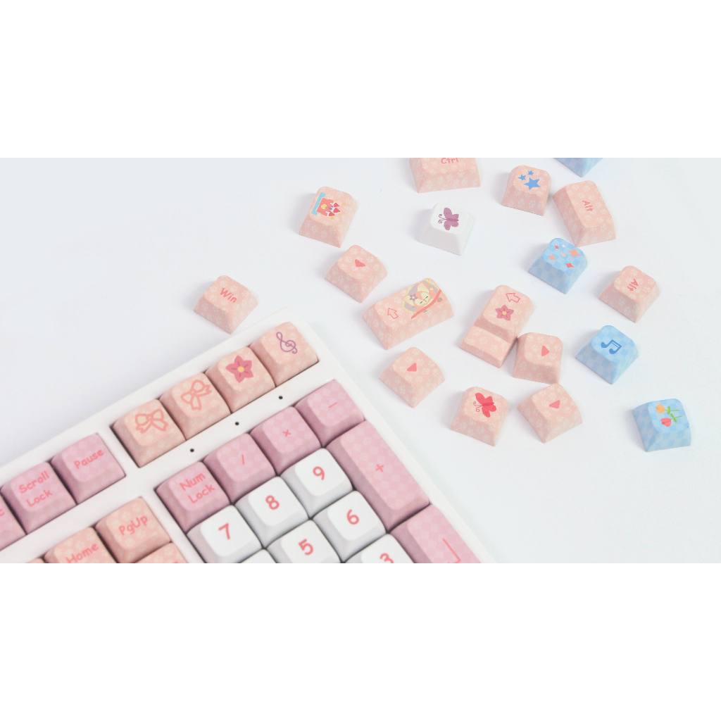 GMK Lina Bell Keycap, 138 Phím Keycaps PBT XDA Profile DYE-SUB Cá Tính Cho MX Công Tắc Bàn Phím Cơ